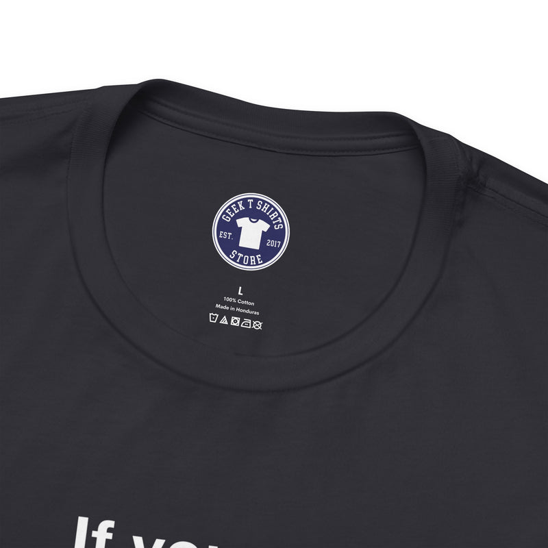 If You Can Read This You Are Too - Nerd Shirt - Premium Unisex Crewneck T-Shirt