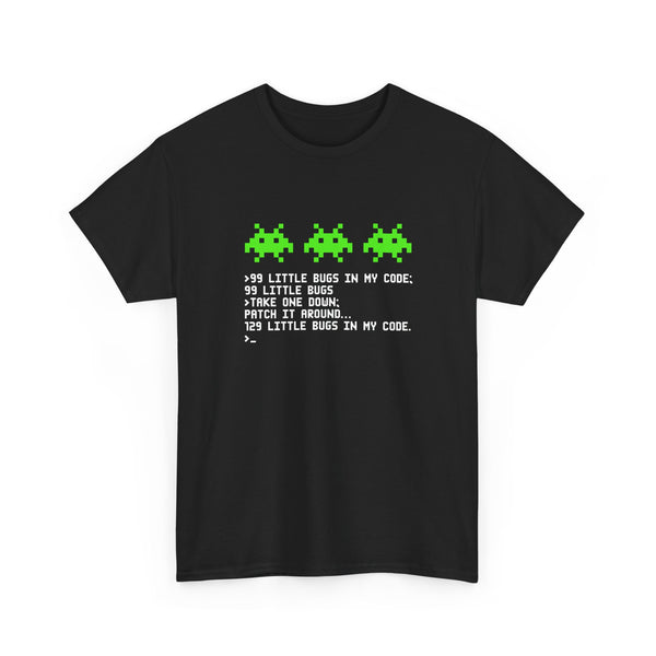 99 Little Bugs In My Code - Nerd Shirt - IT Shirt - Regular Unisex Crewneck T-Shirt