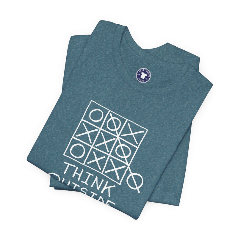 Think Outside The Box - Premium Unisex Crewneck T-Shirt