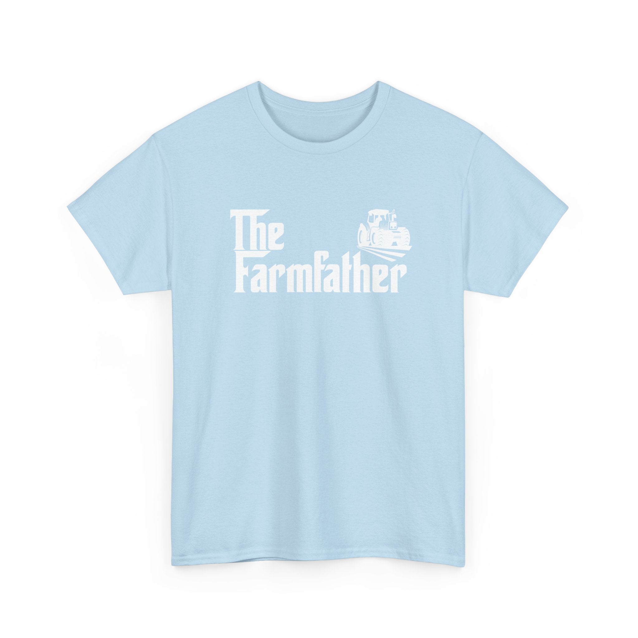 Funny Farmer Shirt The Farmfather Tractor Dad Gift - Unisex Regular Crewneck T-Shirt