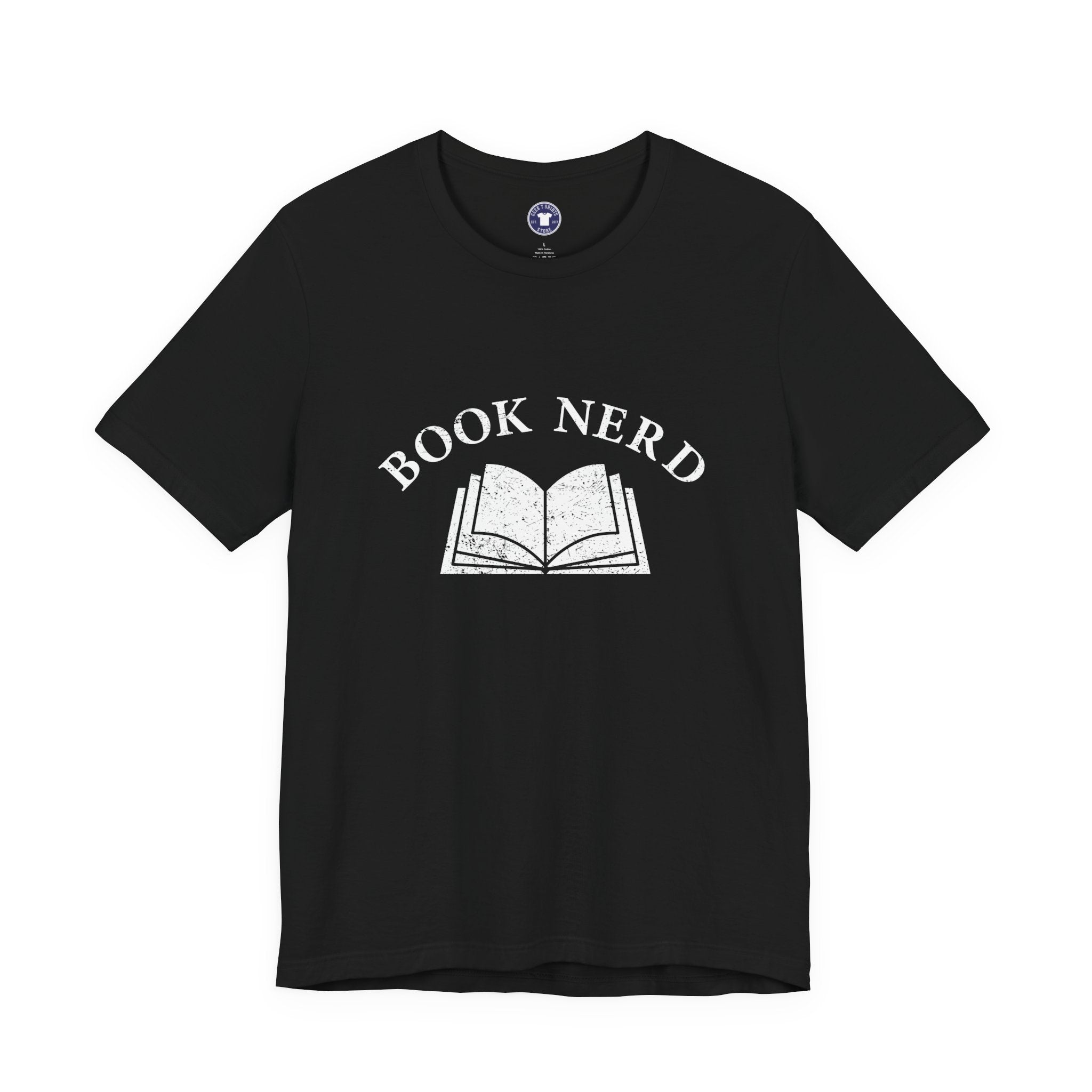 Book Nerd - Premium Unisex Crewneck T-Shirt