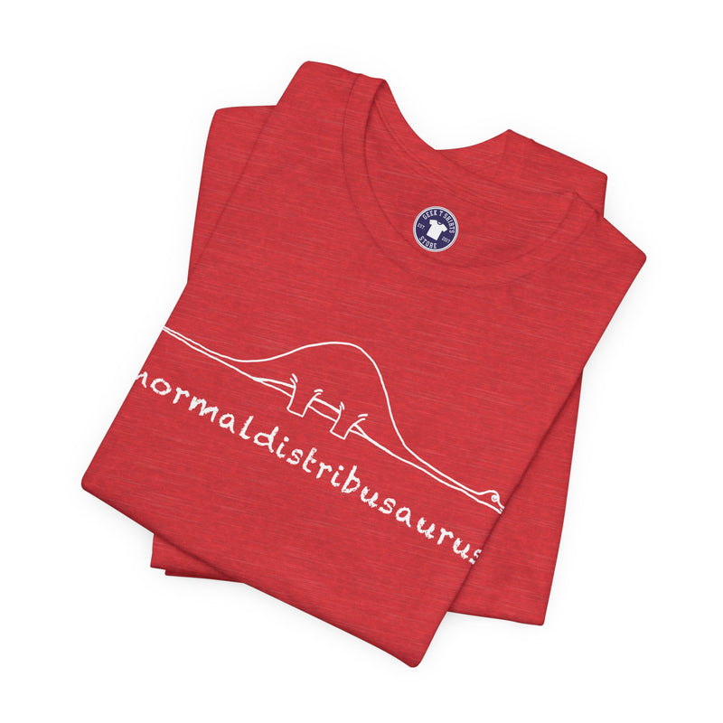Math Statistics - Normaldistribusaurus - Premium Unisex Crewneck T-Shirt