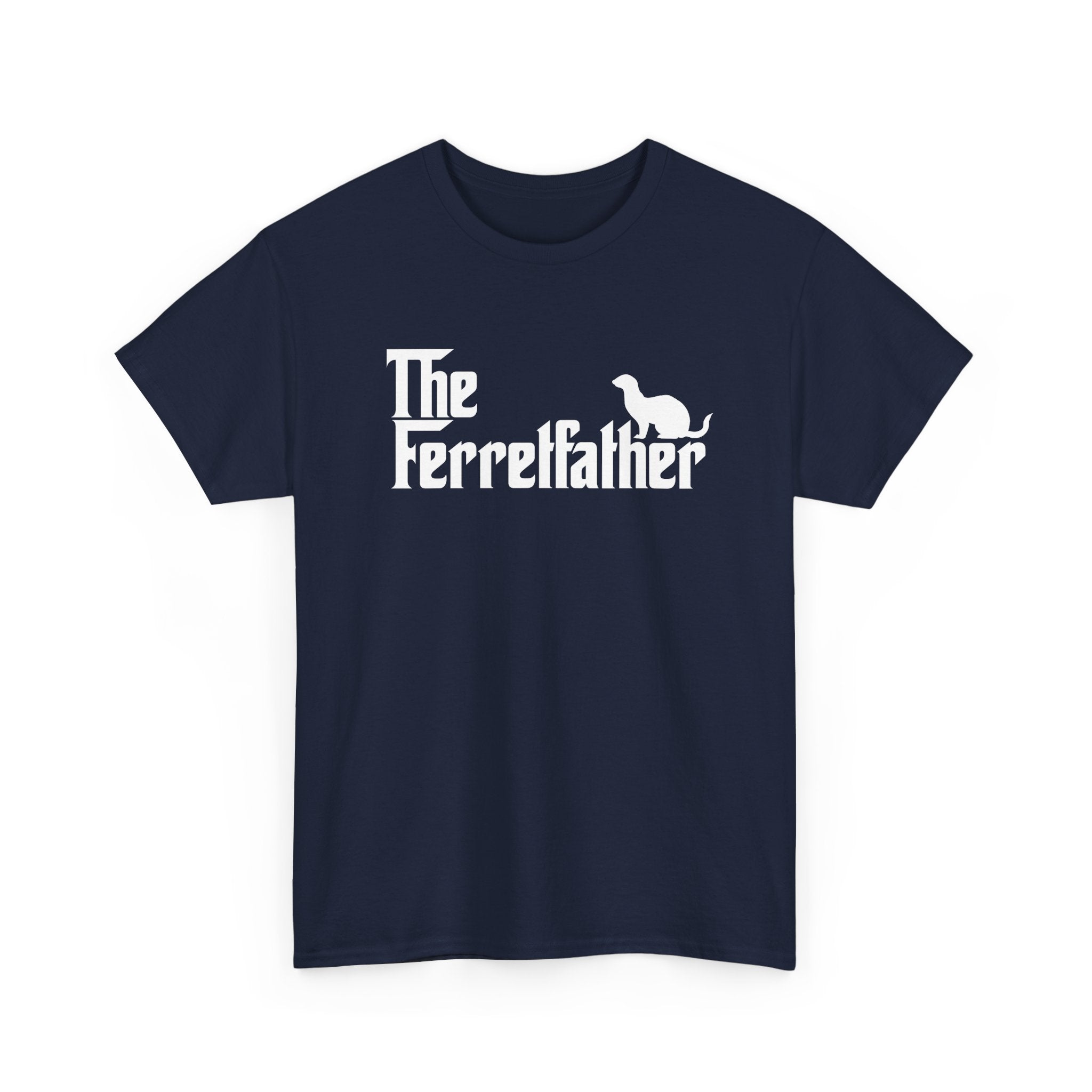 Funny Ferret Shirt The Ferretfather Ferret Dad Gift - Unisex Regular Crewneck T-Shirt