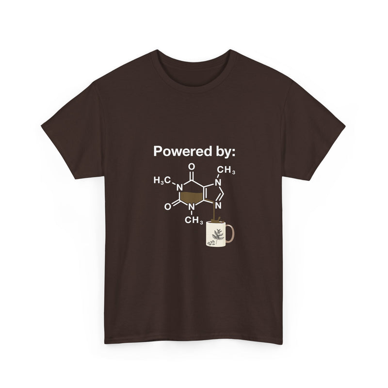 Caffeine Molecule T-Shirt, Coffee Science Tee, Geek T-Shirt, Nerd Shirt, Chemistry Humor Gift, Coffee Lover Present, Science Art Apparel