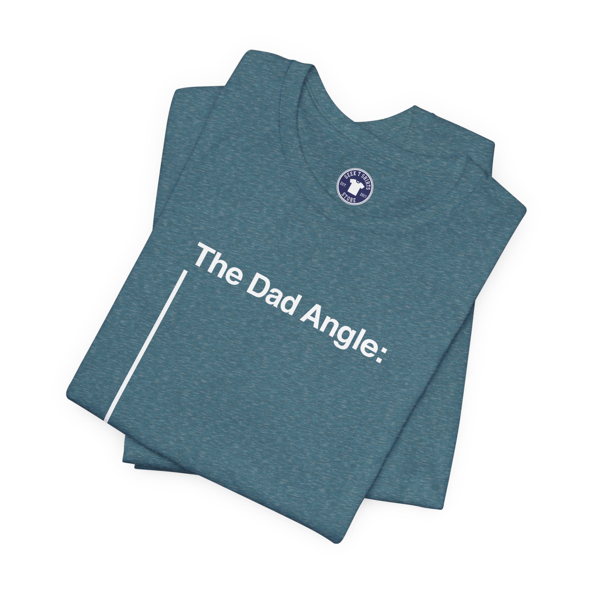 The Dad Angle Math Shirt - Geeky Father's Day Shirt - Premium Unisex Crewneck T-Shirt