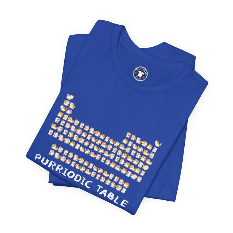 Purriodic Table - Premium Unisex Crewneck T-Shirt