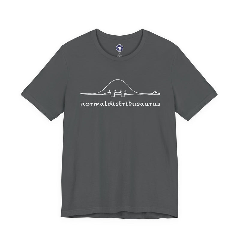 Math Statistics - Normaldistribusaurus - Premium Unisex Crewneck T-Shirt