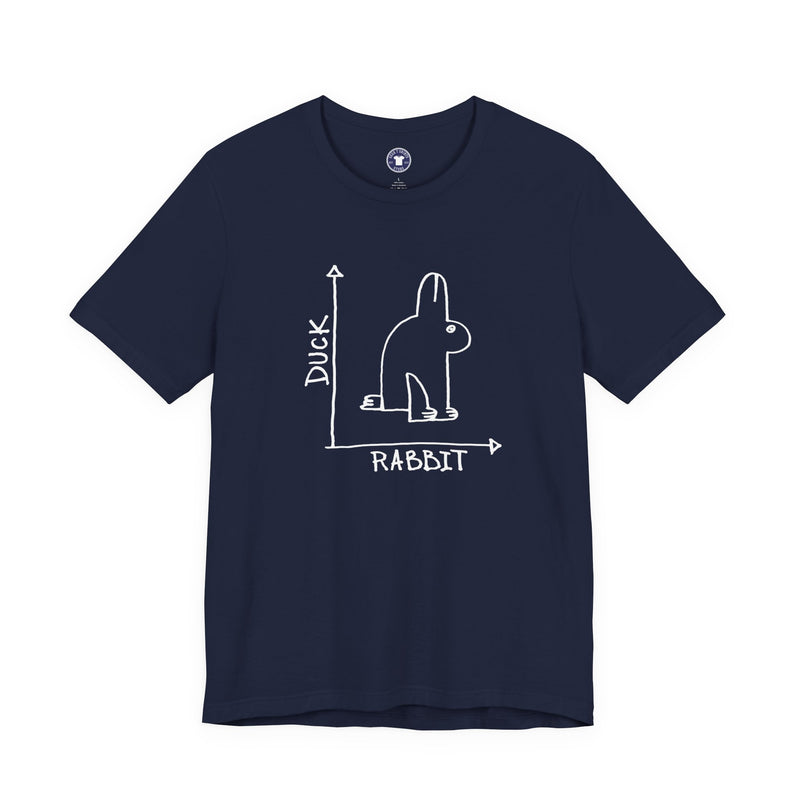 Rabbit-Duck Paradox - Premium Unisex Crewneck T-Shirt