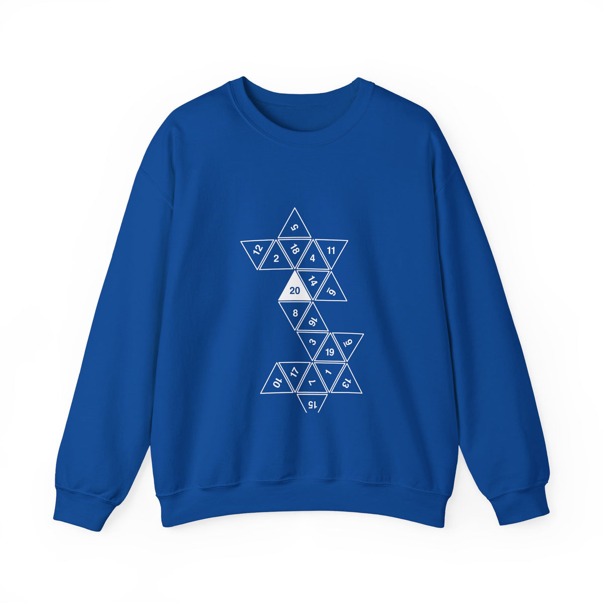 20 Sided Die Sweatshirt