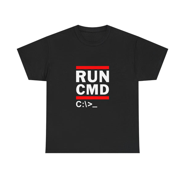 Run CMD T-Shirt, Geek T-Shirt, Nerd Shirt, Tech Humor Tee, Programmer Gift, Coding Tee, IT Humor Shirt, Funny Computer Shirt