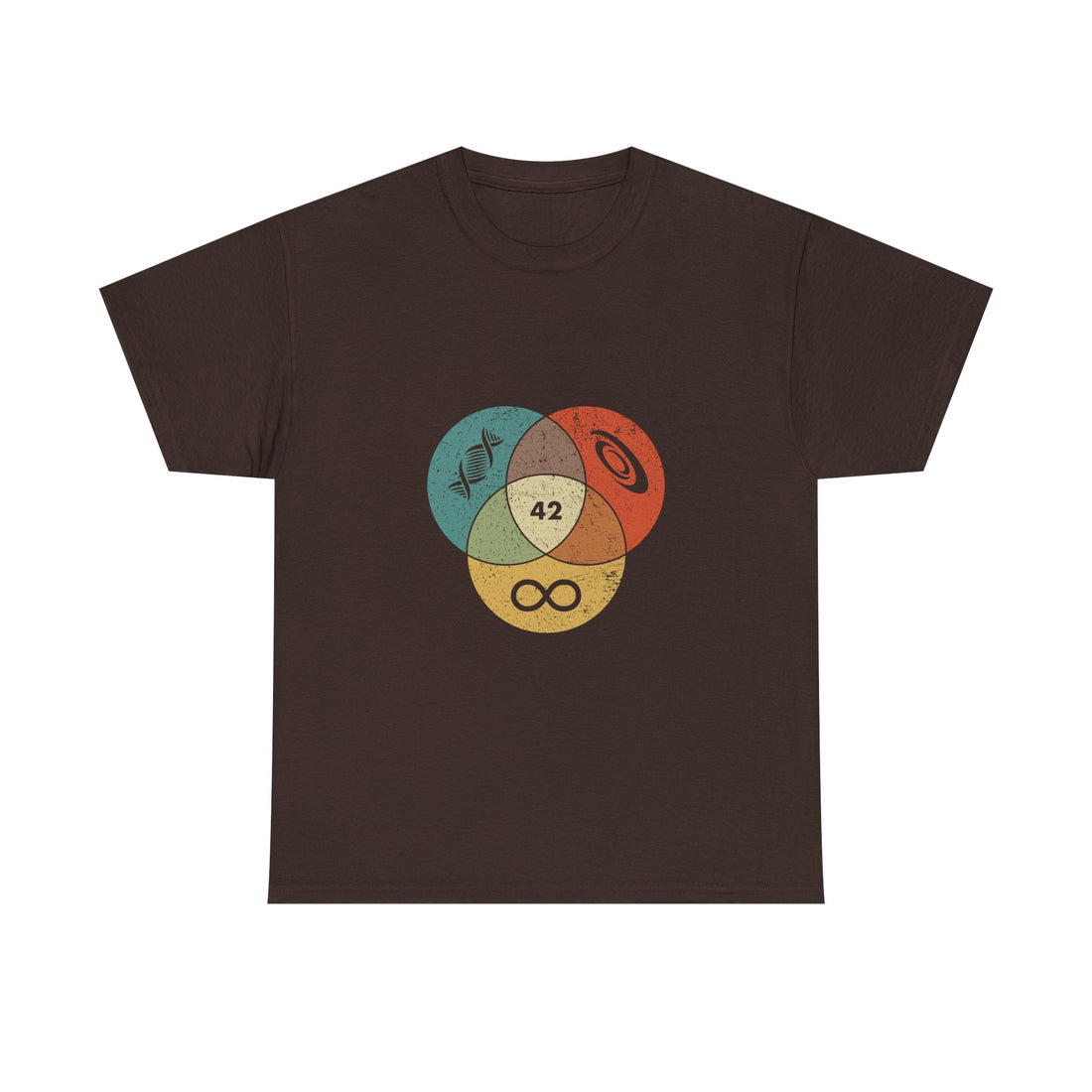 42 T-Shirt Hitchhikers Guide to the Galaxy Shirt Science Infinity DNA Galaxy Tee Geek Humor Gift Sci-fi Nerd Present Top
