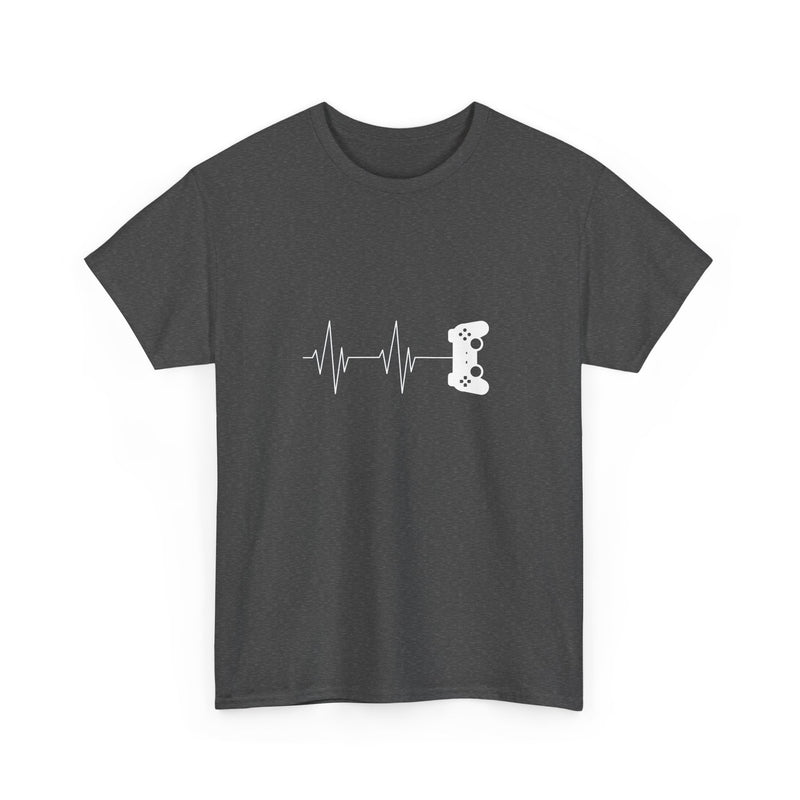 Heartbeat Video Game Controller T-Shirt, Gamer Shirt, Geek T-Shirt, Nerd Shirt, Video Game Lover Gift, Gaming Pulse Tee, Fun Gamer Apparel