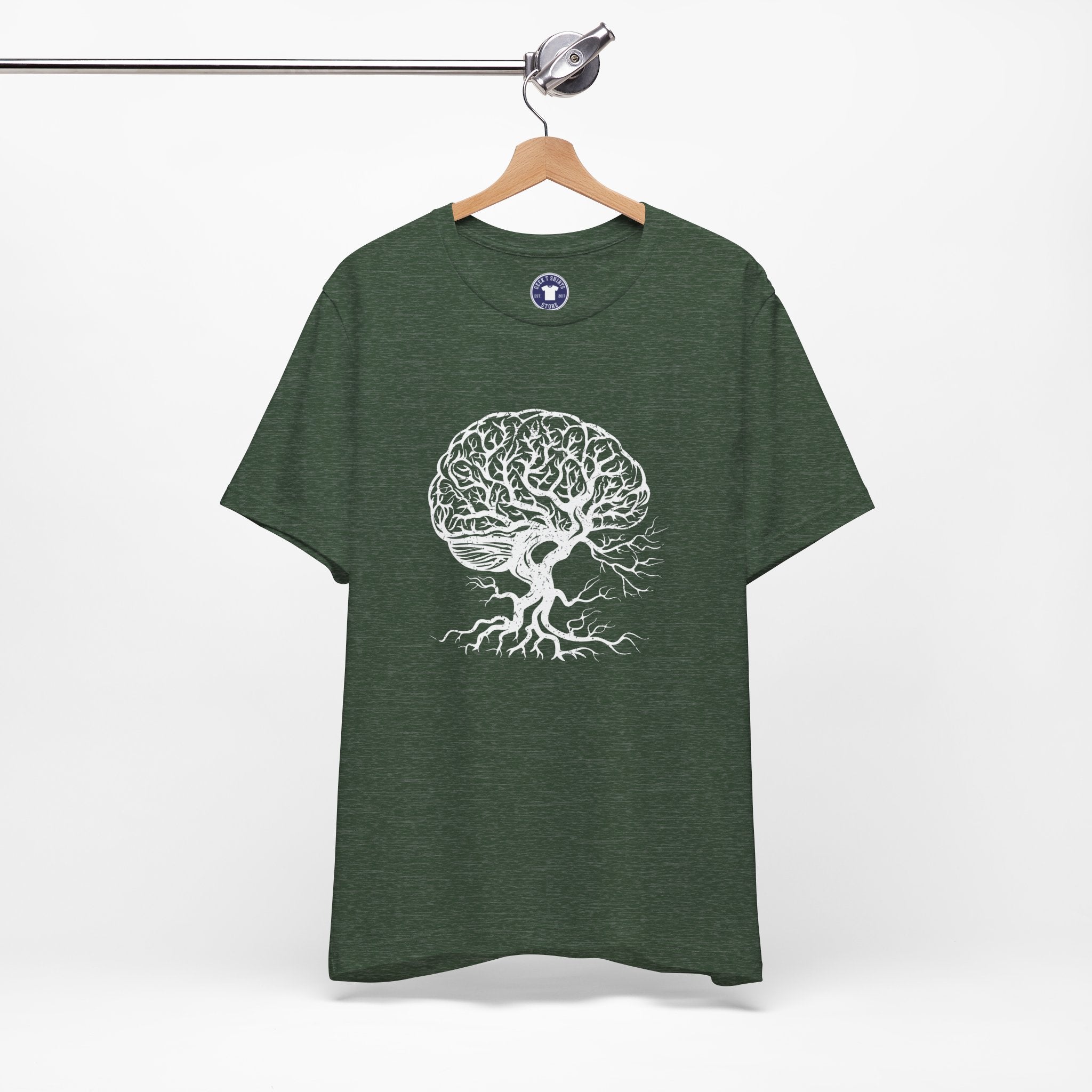 Brain Tree - Premium Unisex Crewneck T-Shirt