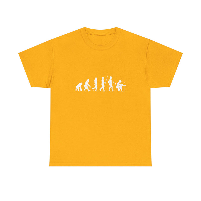 Evolution of Man T-Shirt, Humorous Science Tee, Geek T-Shirt, Nerd Shirt, Funny Evolution Graphic, Casual Wear Gift, Unique Art Apparel