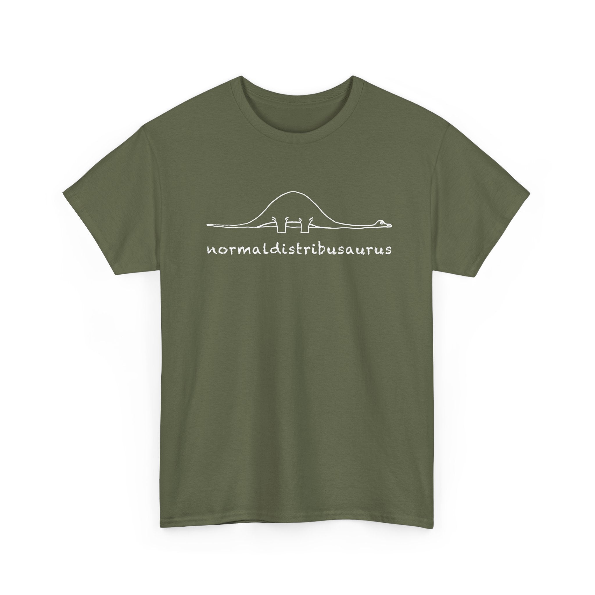 Math Statistics - Normaldistribusaurus -  Unisex Crewneck T-Shirt