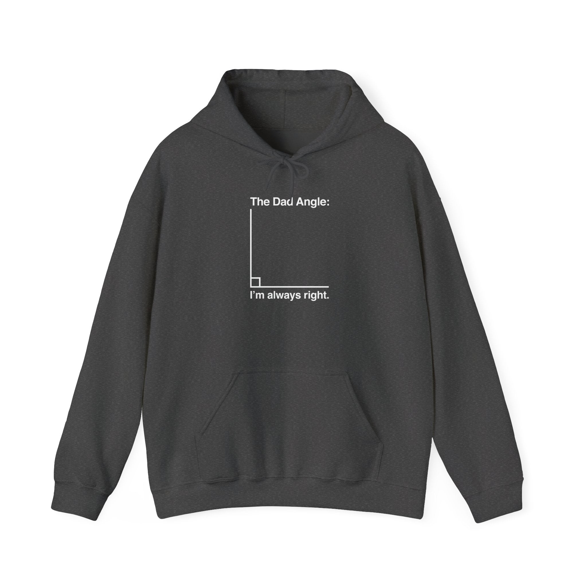 The Dad Angle Math - Unisex Hooded Sweatshirt