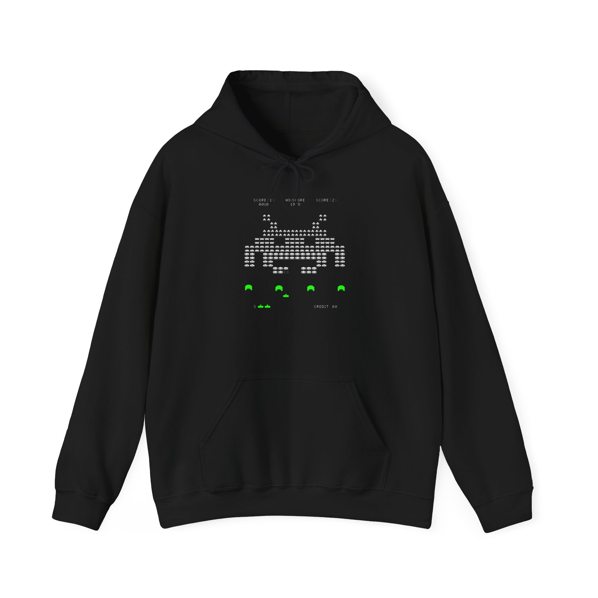 Space Invaders Retro Video Gamer High Score 1978 - Unisex Hooded Sweatshirt
