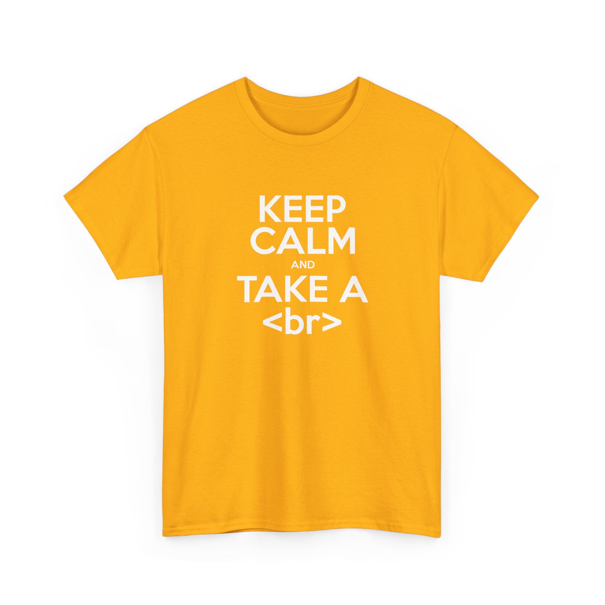 Keep Calm And Take A Break - Computer Shirt -  Unisex Crewneck T-Shirt