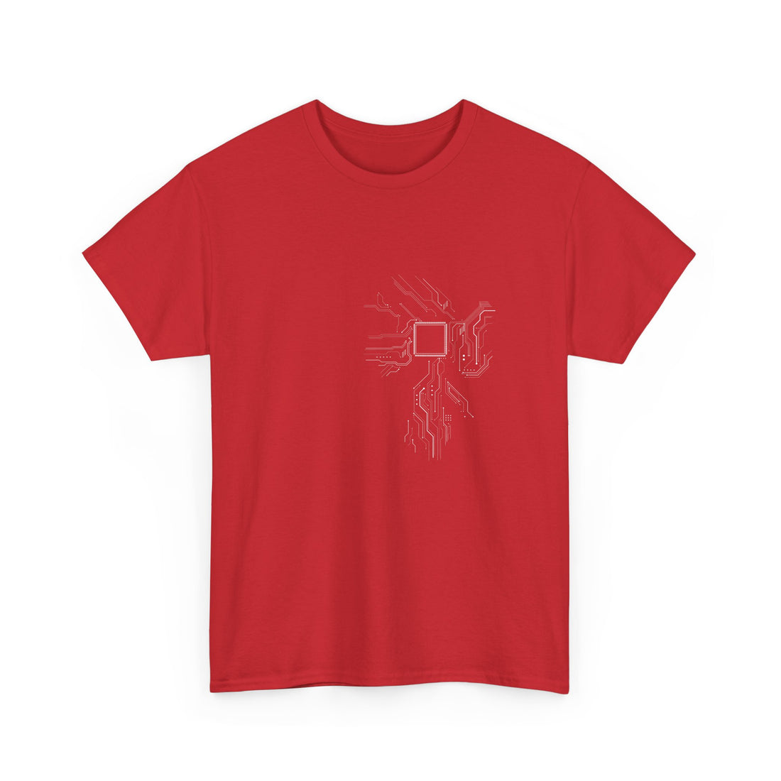 Cpu Heart Chipset Board - Geek Coding T-Shirt - Regular Unisex Crewneck T-Shirt