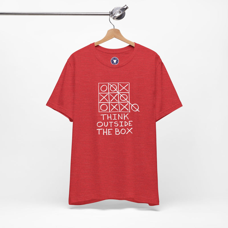 Think Outside The Box - Premium Unisex Crewneck T-Shirt
