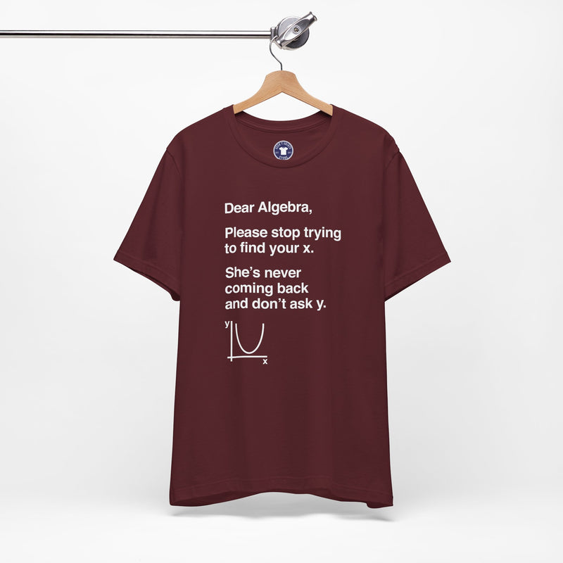 Dear Algebra - Math Teacher - Premium Unisex Crewneck T-Shirt
