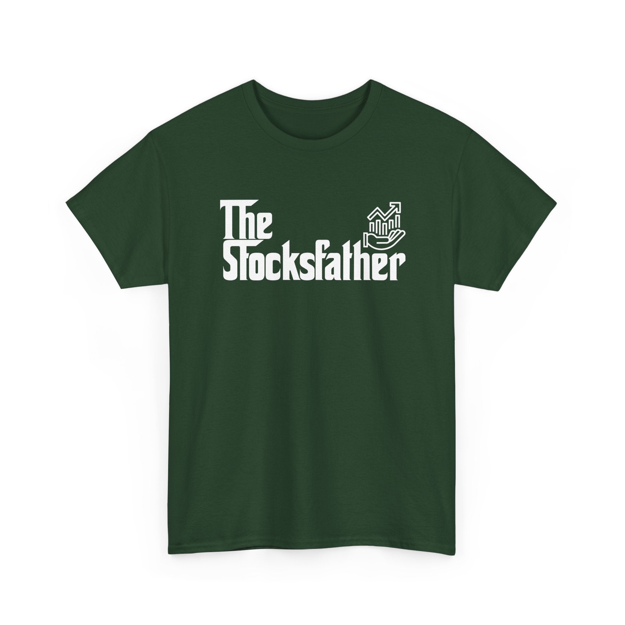 Funny Trader Shirt The Stocksfather Stock Market Dad Gift - Unisex Regular Crewneck T-Shirt