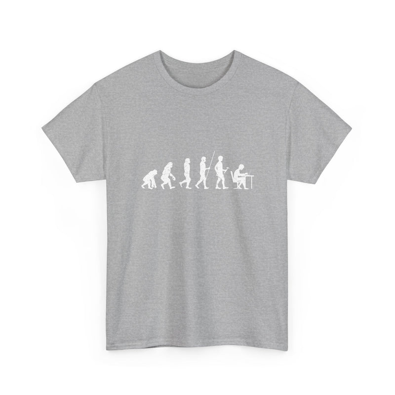 Evolution of Man T-Shirt, Humorous Science Tee, Geek T-Shirt, Nerd Shirt, Funny Evolution Graphic, Casual Wear Gift, Unique Art Apparel