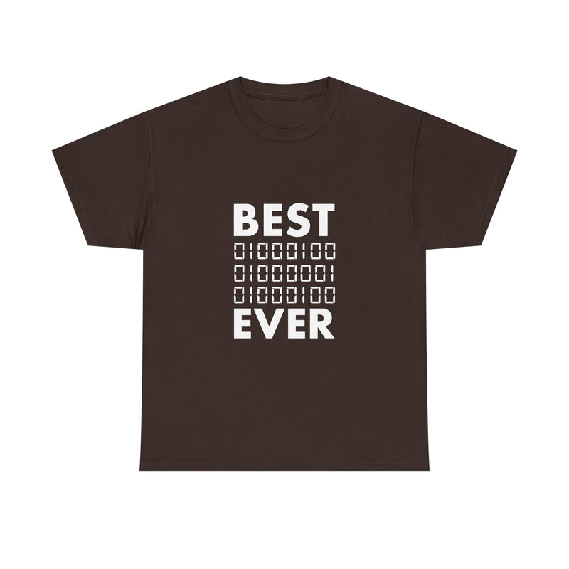 Geek T-Shirt Best Ever Binary Code Shirt, Nerd Shirt, Coding Gift, Programmer Tee, Tech Humor Apparel, Computer Science Top, Fun Geek Wear