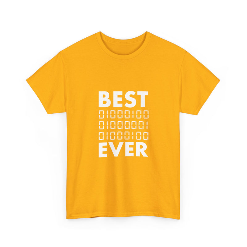 Geek T-Shirt Best Ever Binary Code Shirt, Nerd Shirt, Coding Gift, Programmer Tee, Tech Humor Apparel, Computer Science Top, Fun Geek Wear