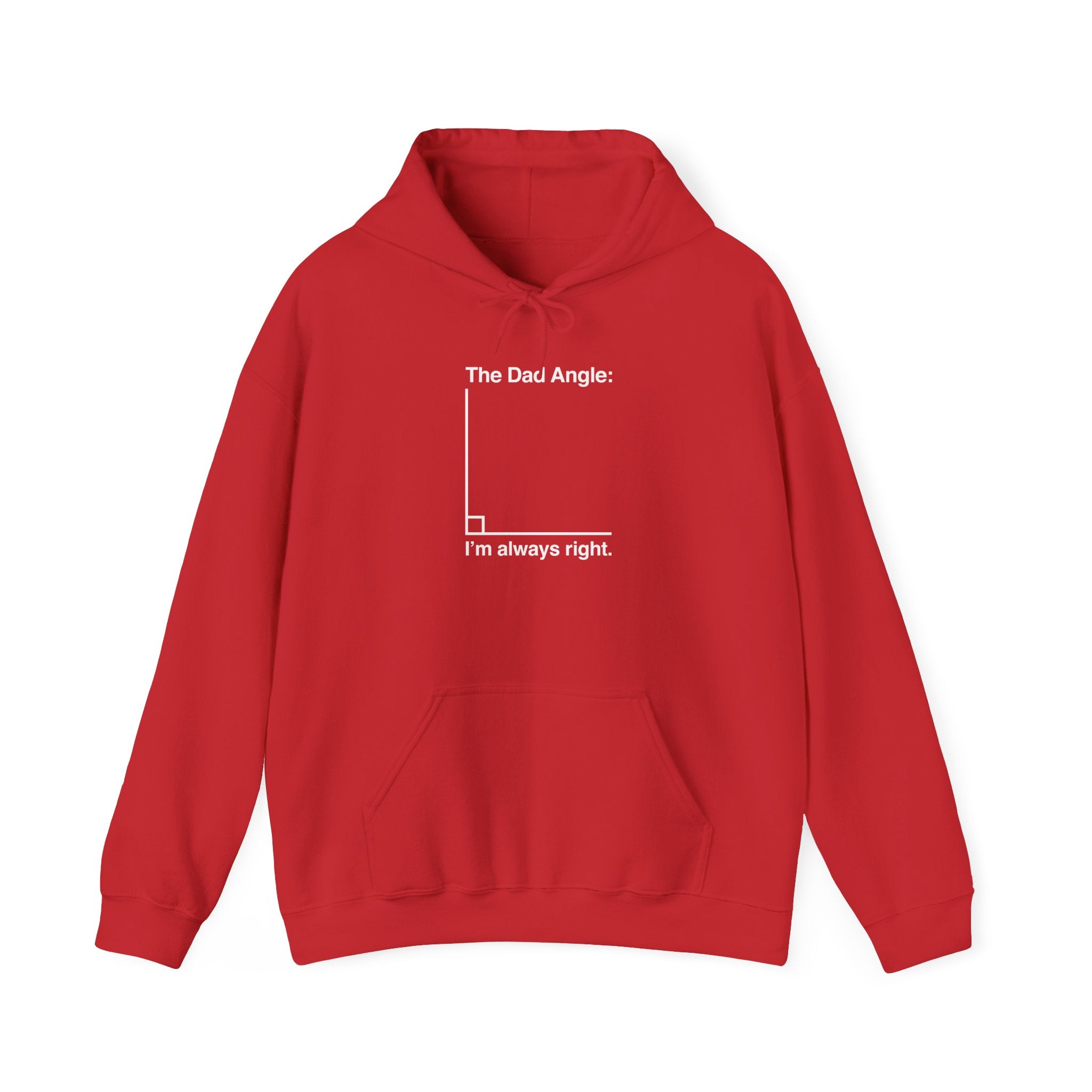The Dad Angle Math - Unisex Hooded Sweatshirt
