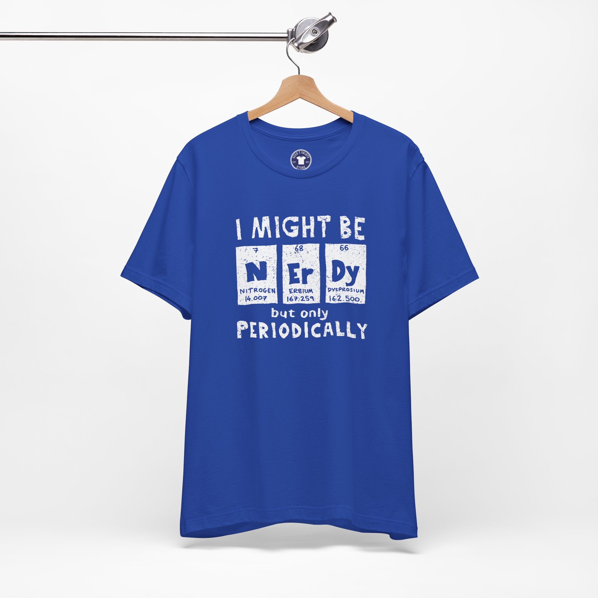 I Might Be Nerdy Periodically - Premium Unisex Crewneck T-Shirt