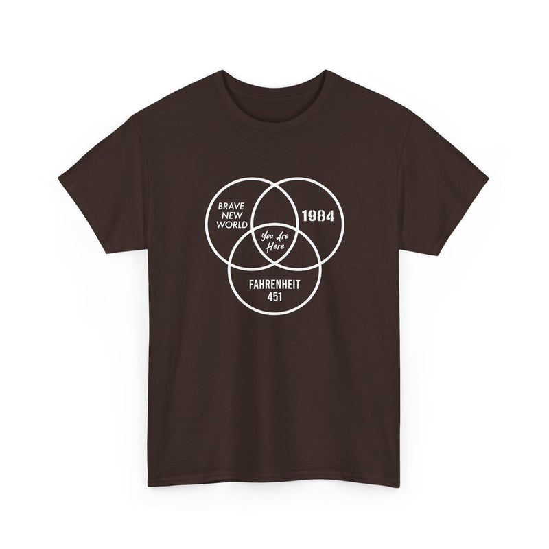 You Are Here - Dystopian Books - Regular Unisex Crewneck T-Shirt