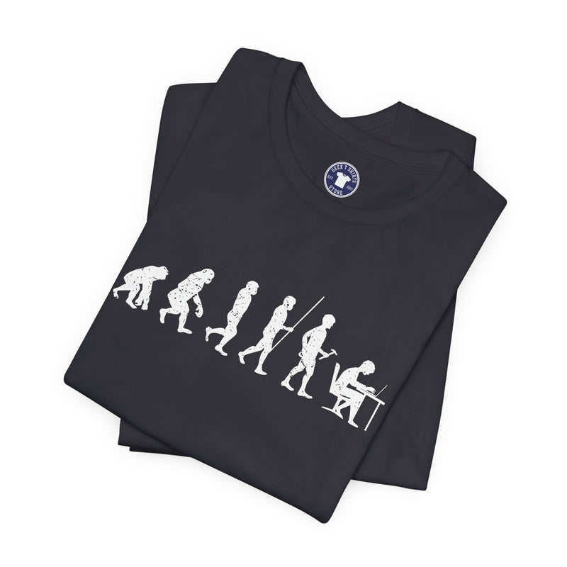 The Evolution To Coders - Premium Unisex Crewneck T-Shirt