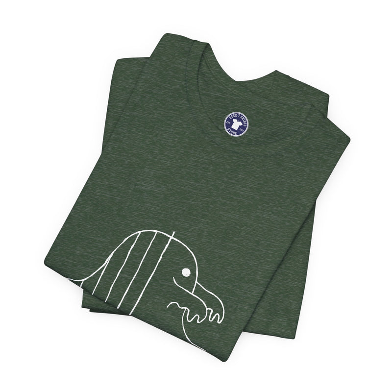 Math Statistics Paranormal Distribution Ghost - Premium Unisex Crewneck T-Shirt