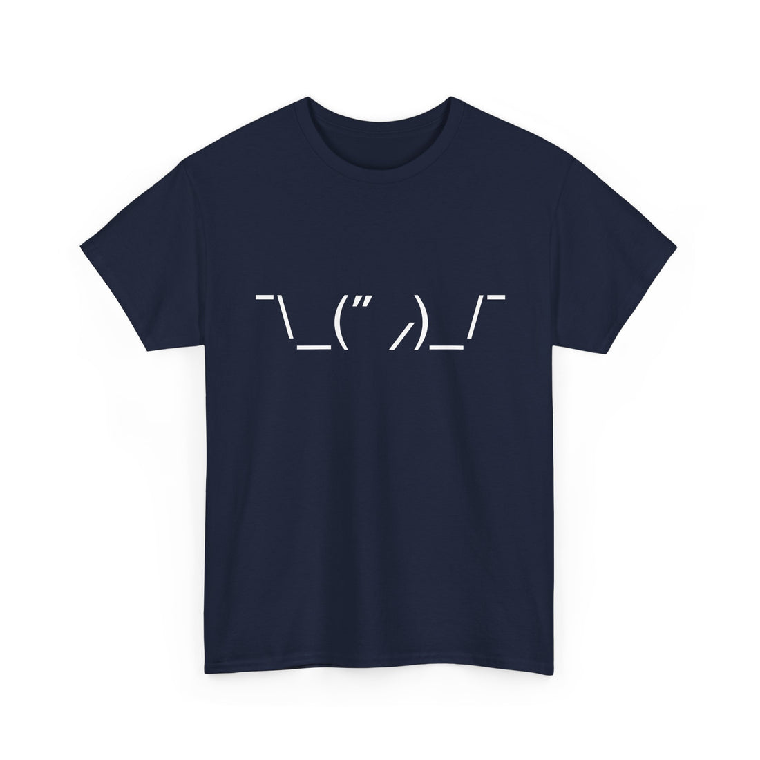 T-Shirt with Quirky ASCII Art Face, Geek T-Shirt, Nerd Shirt, Minimalist Emoticon Tee, Fun Text Art Gift, Casual Statement Shirt