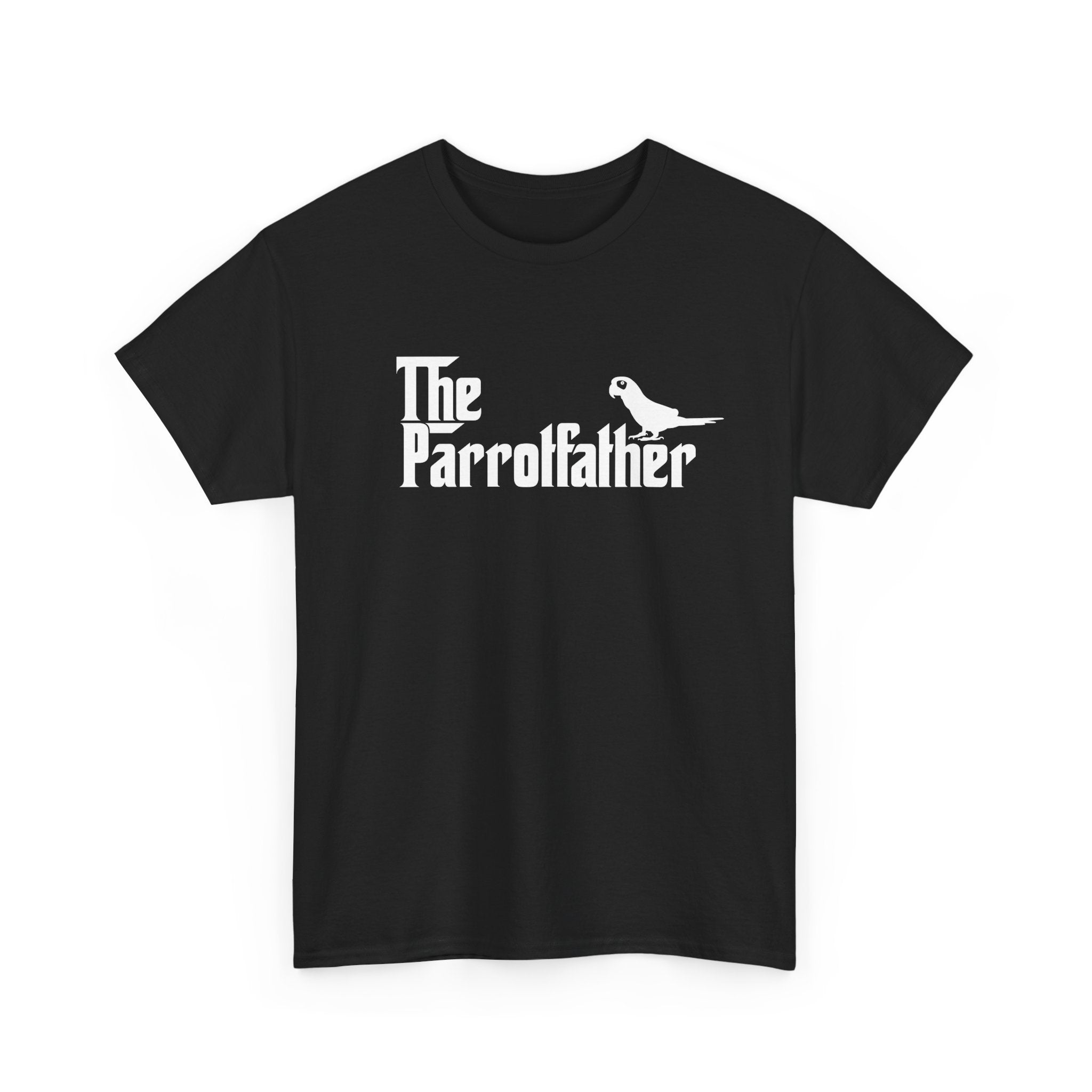 Funny Parrot Shirt The Parrotfather Parrot Dad Gift - Unisex Regular Crewneck T-Shirt