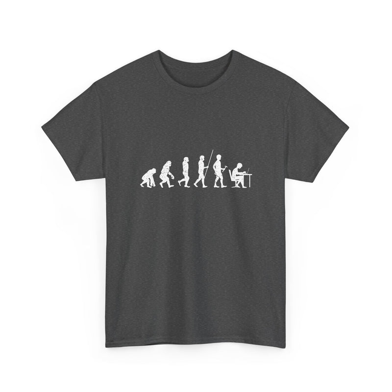 Evolution of Man T-Shirt, Humorous Science Tee, Geek T-Shirt, Nerd Shirt, Funny Evolution Graphic, Casual Wear Gift, Unique Art Apparel
