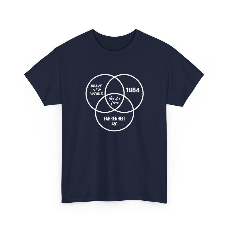 You Are Here - Dystopian Books - Regular Unisex Crewneck T-Shirt