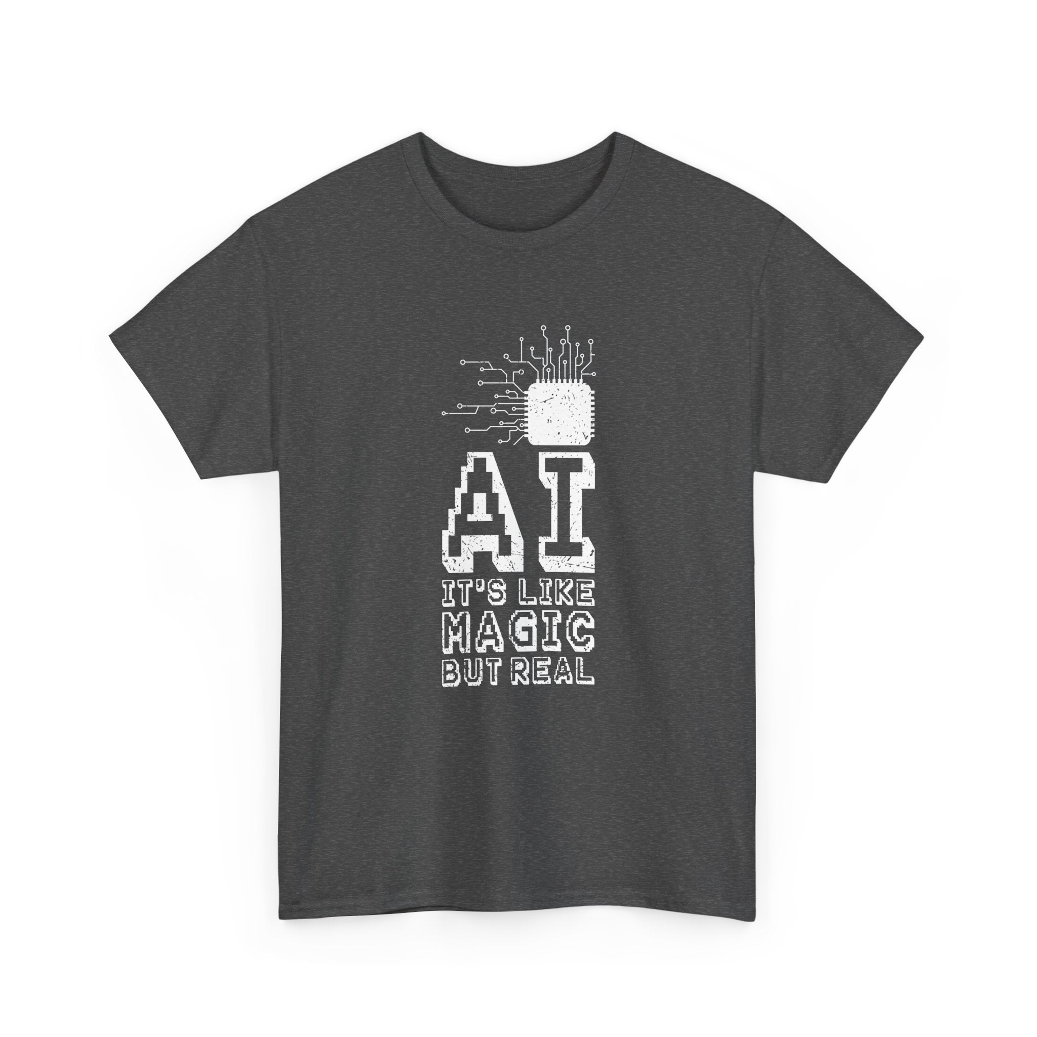 AI Like Magic But Real -  Unisex Crewneck T-Shirt