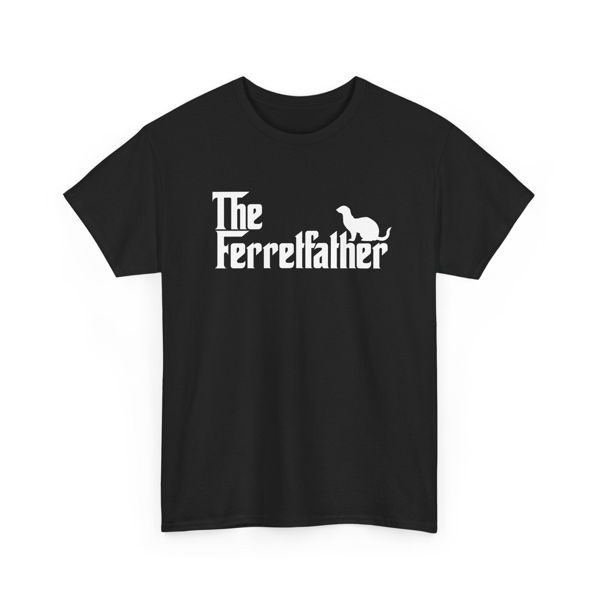 Funny Ferret Shirt The Ferretfather Ferret Dad Gift - Unisex Regular Crewneck T-Shirt