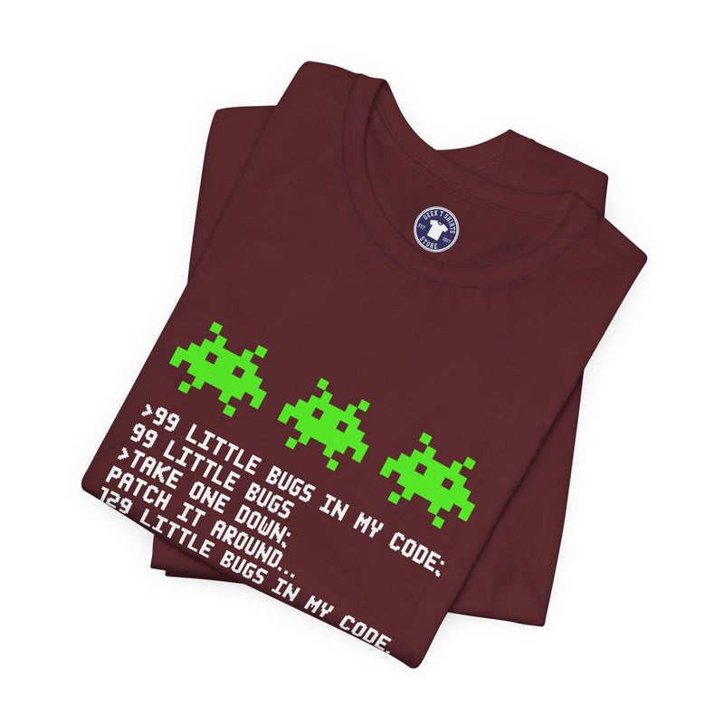 99 Little Bugs In My Code - Nerd Shirt - IT Shirt - Premium Unisex Crewneck T-Shirt