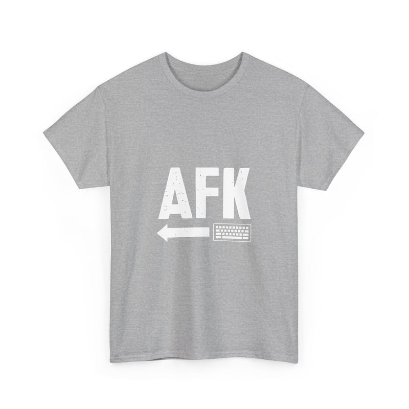 AFK Keyboard T-Shirt, Gamer Tee, Keyboard Lover Gift, Geek T-Shirt, Nerd Shirt, Video Game Apparel, Computer Humor Top, Casual Wear