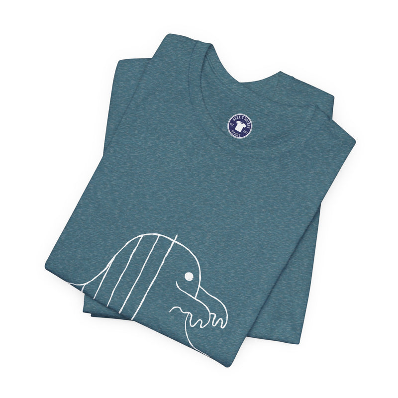 Math Statistics Paranormal Distribution Ghost - Premium Unisex Crewneck T-Shirt