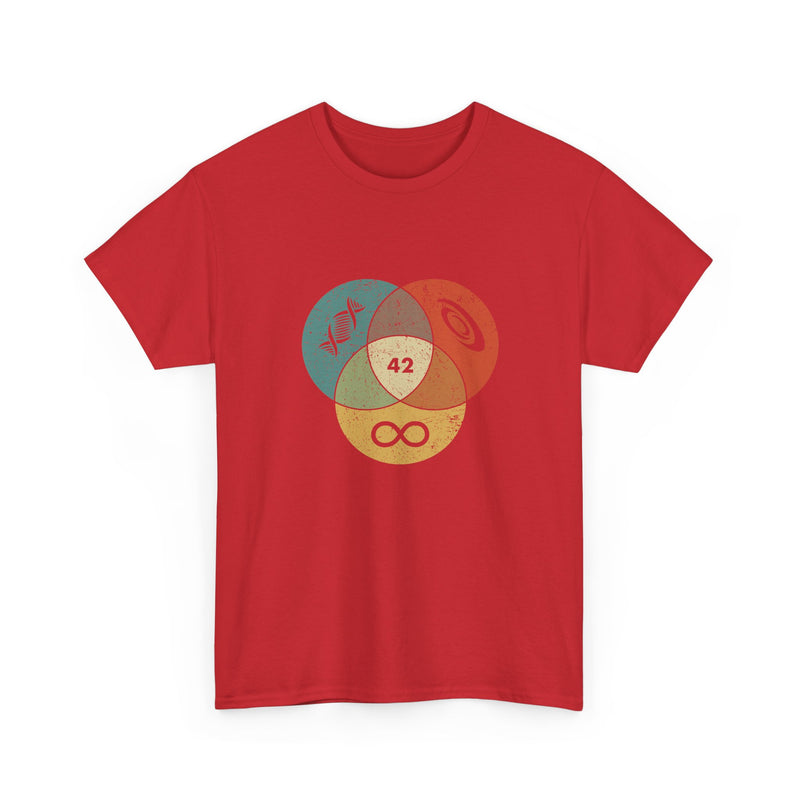 42 Answer To Life The Universe And Everything - Color Version - Regular Unisex Crewneck T-Shirt