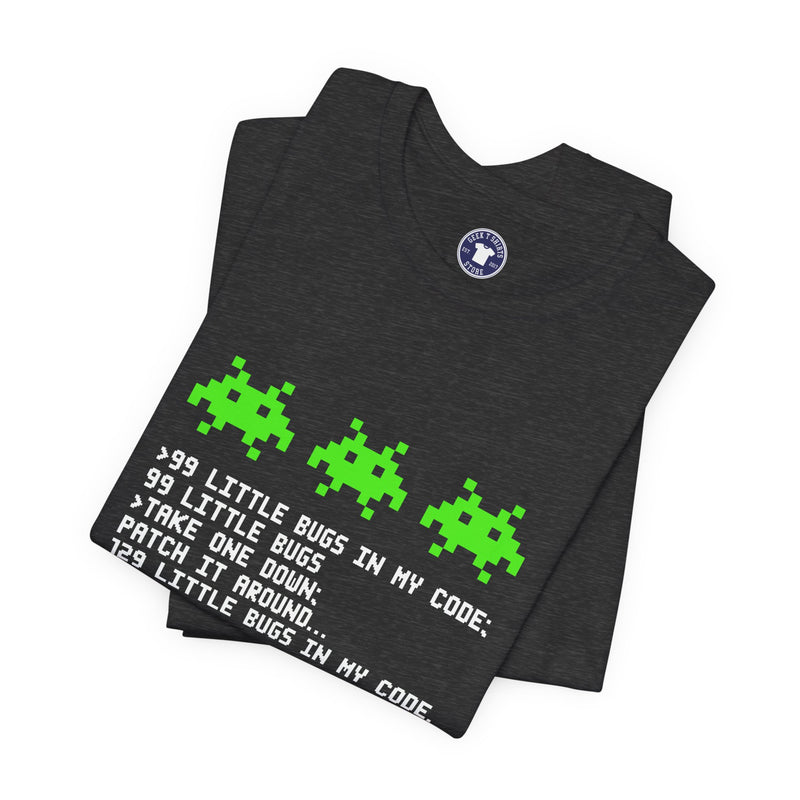 99 Little Bugs In My Code - Nerd Shirt - IT Shirt - Premium Unisex Crewneck T-Shirt