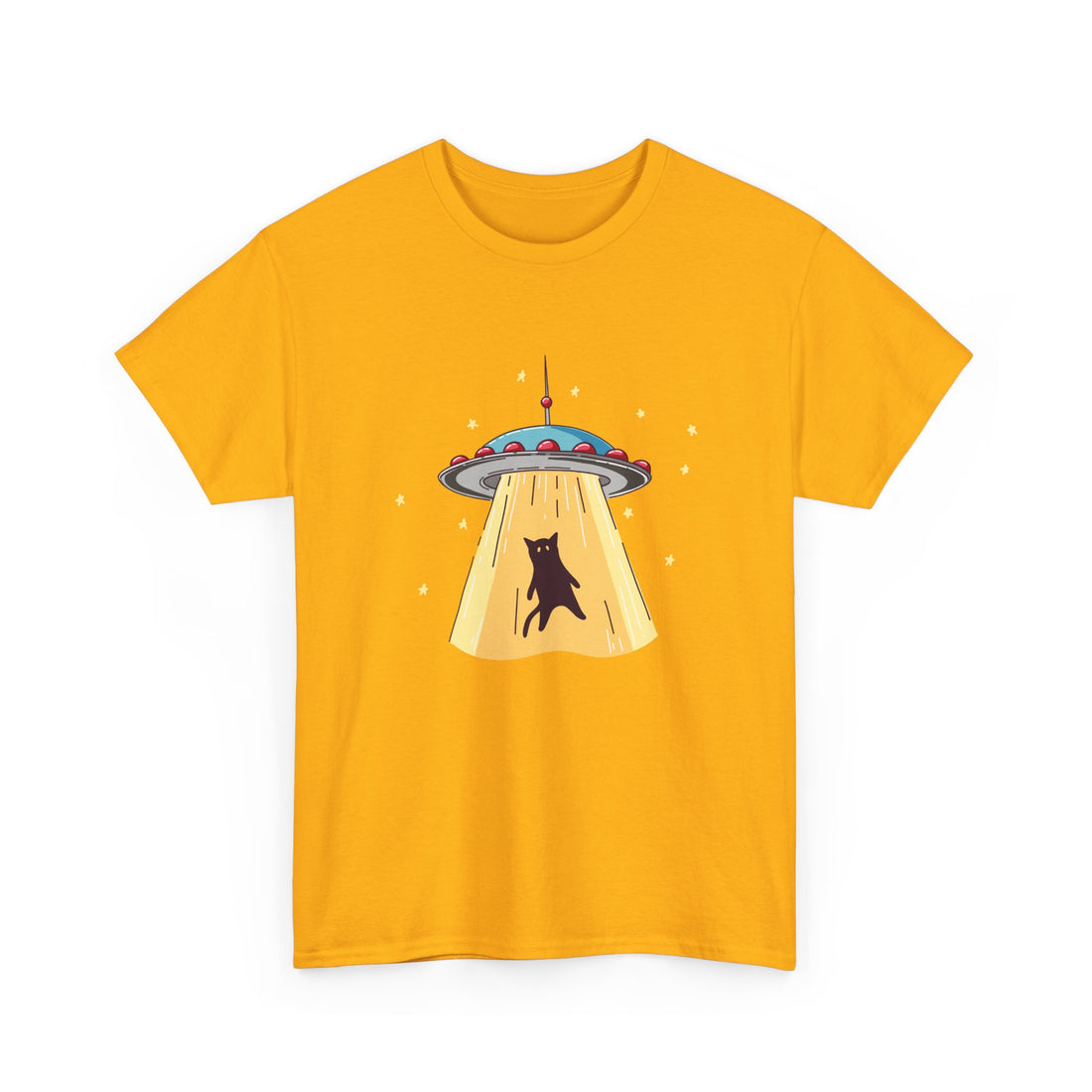 Cat Ufo Abduction - Ufo Shirt - Regular Unisex Crewneck T-Shirt