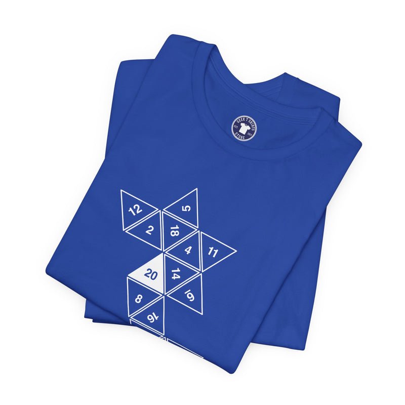 20 Sided Roll Playing Die - Premium Unisex Crewneck T-Shirt