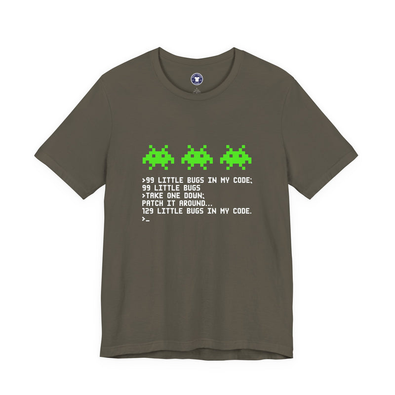 99 Little Bugs In My Code - Nerd Shirt - IT Shirt - Premium Unisex Crewneck T-Shirt