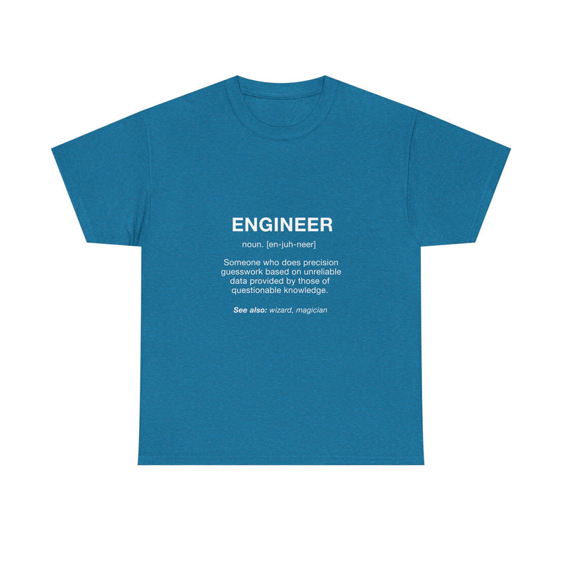 Engineer Definition T-Shirt, Funny Geek T-Shirt, Nerd Shirt, Precision Humor Tee, Science Gift, Engineer Pun Shirt, Engineering Humor Tee