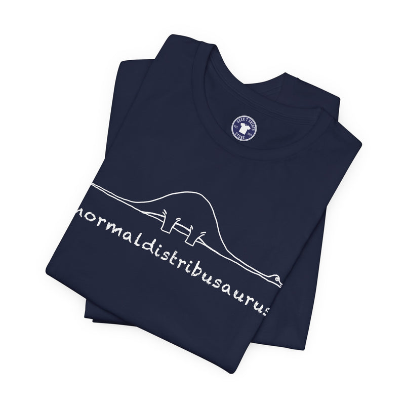 Math Statistics - Normaldistribusaurus - Premium Unisex Crewneck T-Shirt
